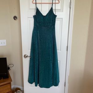BLUE PROM DRESS (size 13)